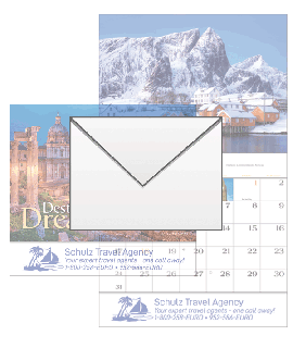 Destination Dreams Wall Calendar Envelopes