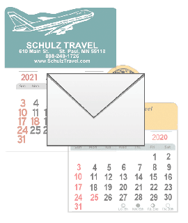 Travel Sticks Calendar Envelopes