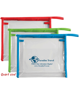 Quart Size Travel Pouches