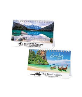 Beaches or Scenes Across North America Desktop Calendars